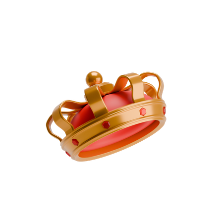 Coroa do rei  3D Icon