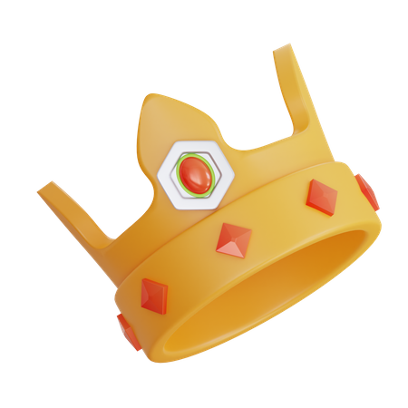 Coroa de ouro  3D Icon