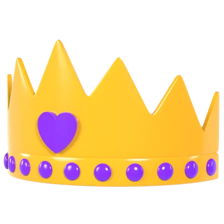 Coroa da rainha  3D Illustration