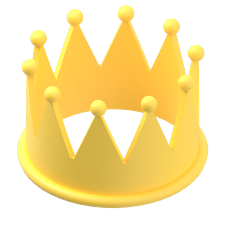 Coroa do rei  3D Illustration