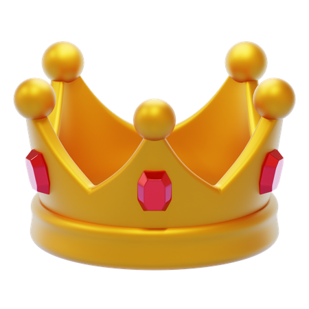 Coroa do rei  3D Icon