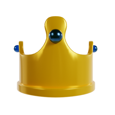 Coroa do rei  3D Icon