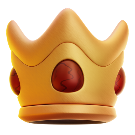 Corona de oro  3D Icon