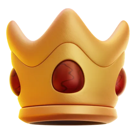 Corona de oro  3D Icon