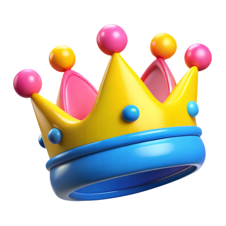 Corona de cumpleaños  3D Icon