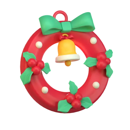 Corona de Navidad  3D Icon