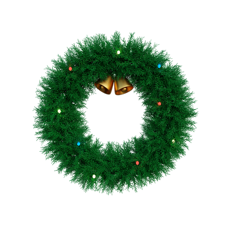 Corona de Navidad  3D Icon