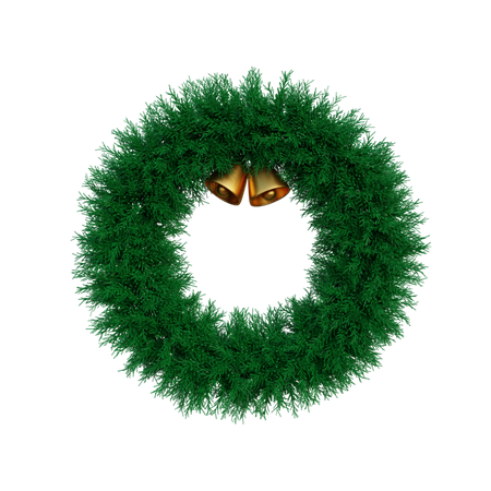 Corona de Navidad  3D Icon