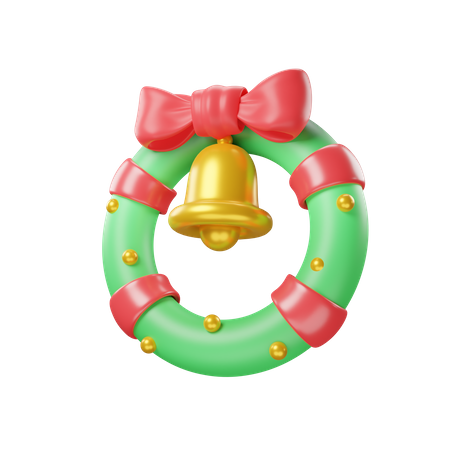 Corona de Navidad  3D Icon