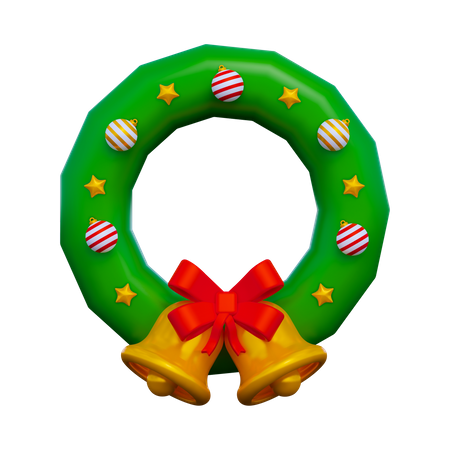 Corona de Navidad  3D Icon