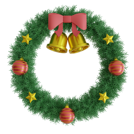 Corona de Navidad  3D Icon