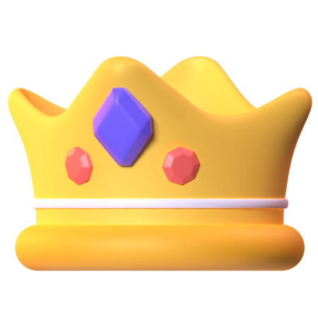 Corona de reina  3D Icon