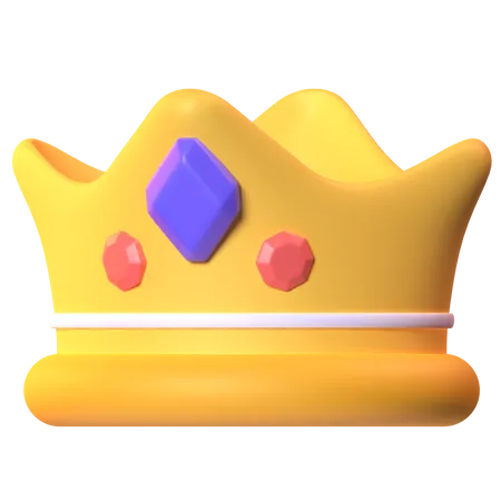 Corona de reina  3D Icon