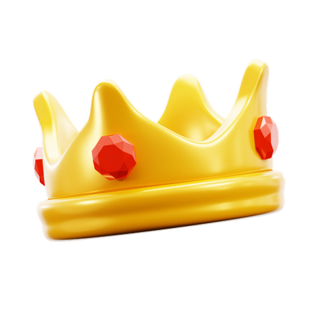 Corona del rey  3D Icon