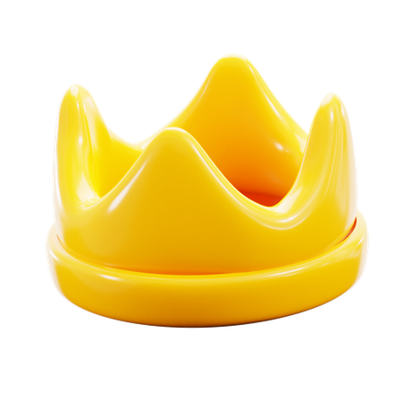 Corona del rey  3D Icon