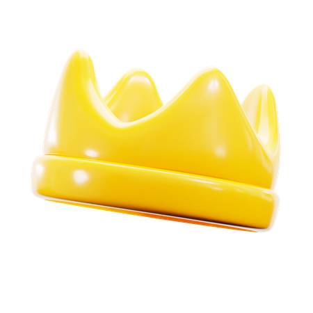 Corona del rey  3D Icon