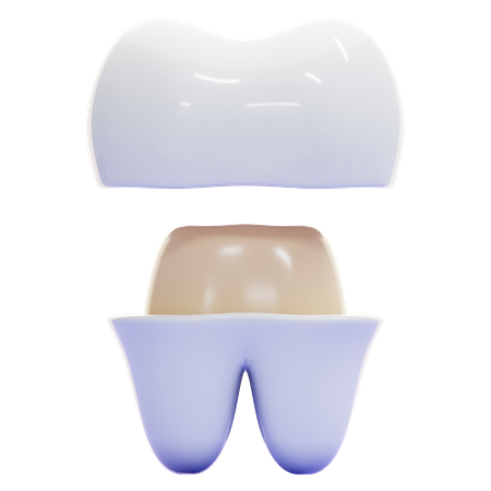 Corona dental  3D Icon