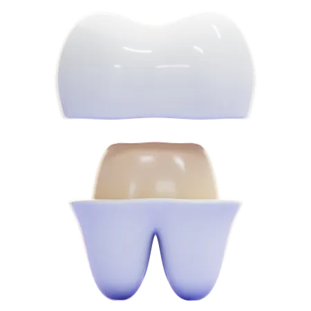 Corona dental  3D Icon