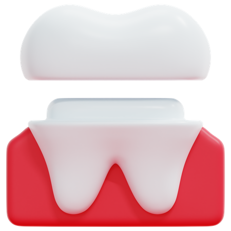 Corona dental  3D Icon