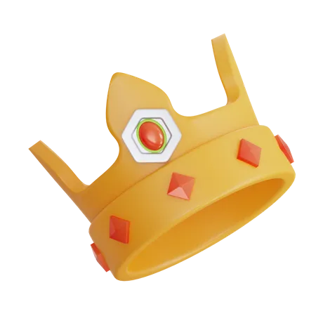 Corona de oro  3D Icon