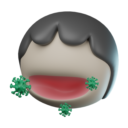 Corona Infection  3D Icon