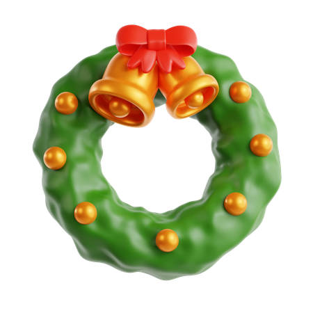 Corona de Navidad  3D Icon