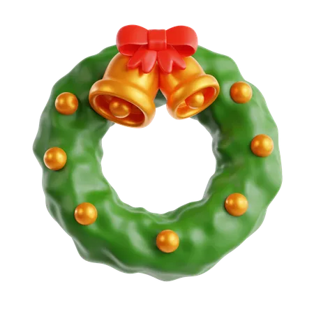 Corona de Navidad  3D Icon