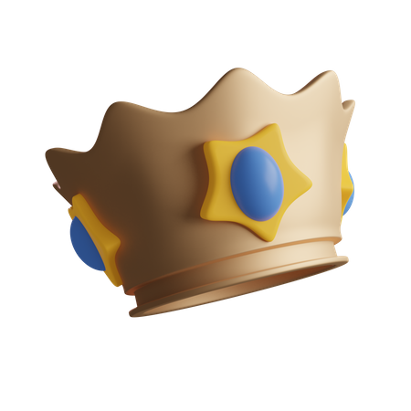 Rey corona  3D Icon