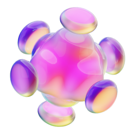 Corona Shape  3D Icon