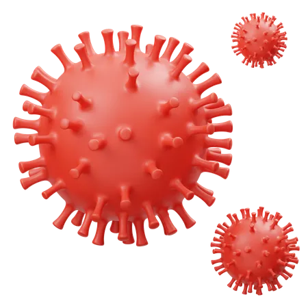 Corona Virus  3D Icon