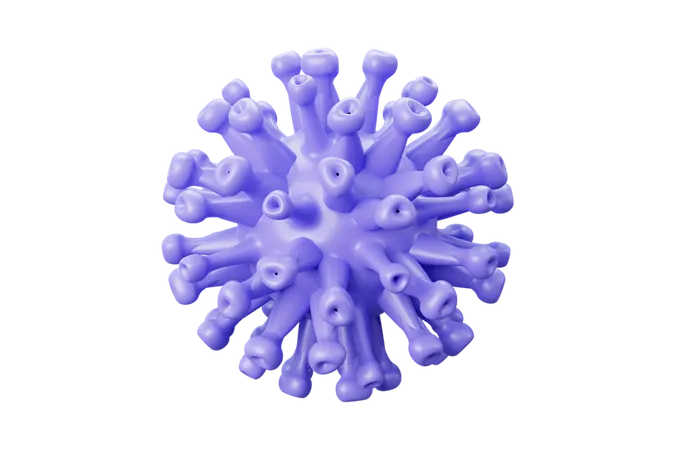 Corona Virus  3D Icon