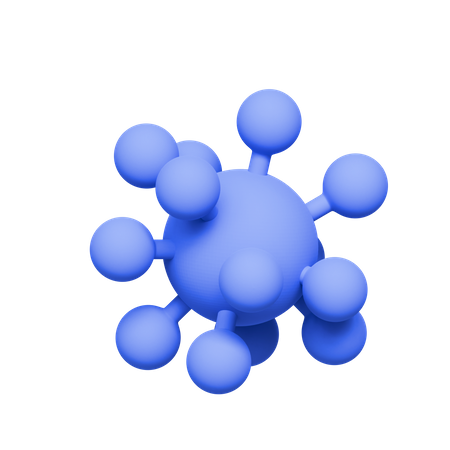 Corona virus  3D Icon