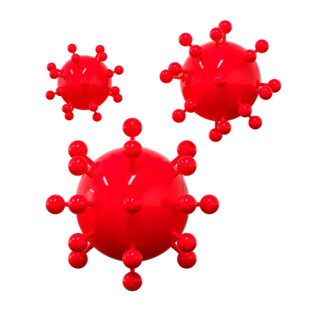 Corona virus  3D Icon