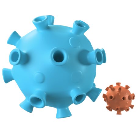 Corona Virus 3D Illustration