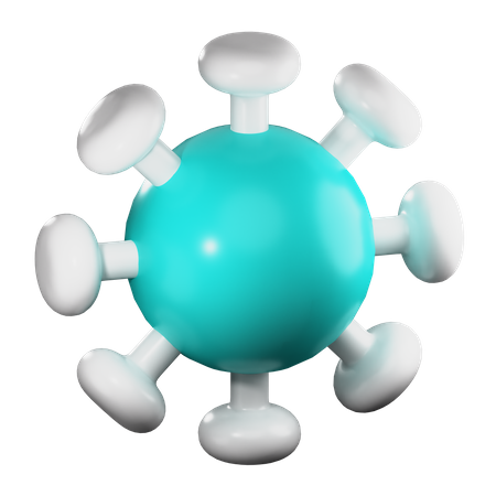 Coronavirus  3D Illustration