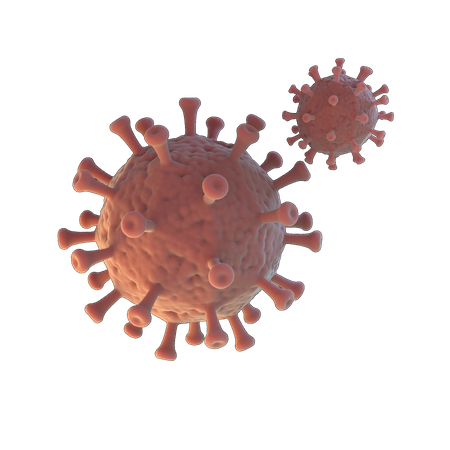 Coronavirus  3D Illustration