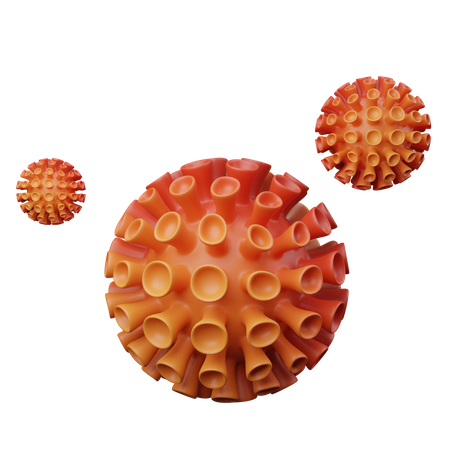 Coronavirus  3D Illustration