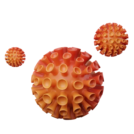 Coronavirus  3D Illustration