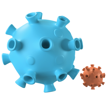 Coronavirus  3D Illustration