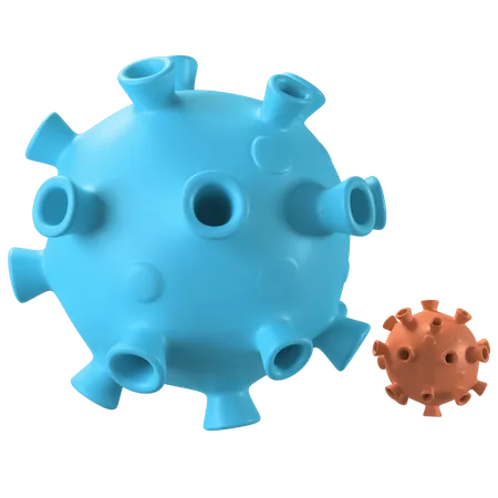 Coronavirus  3D Illustration