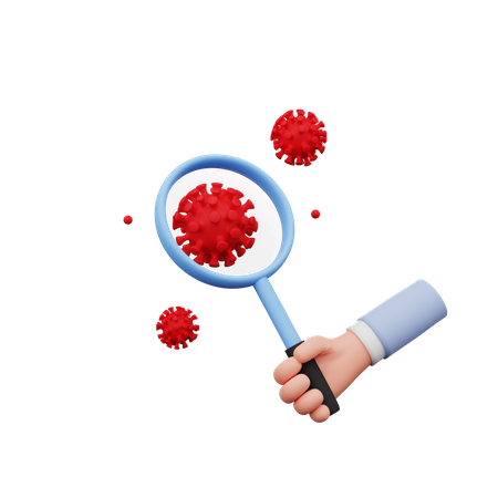 Coronavirus Research  3D Illustration