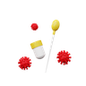 antibodies 3d illustration