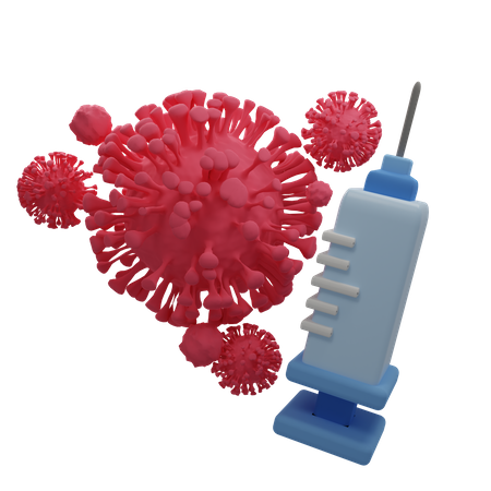 Coronavirus Vaccine  3D Icon