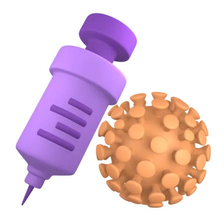 Coronavirus Vaccine  3D Illustration