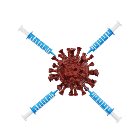 Coronavirus Vaccine  3D Illustration