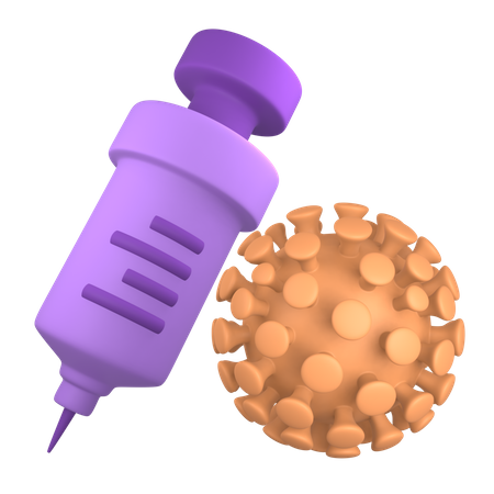 Coronavirus Vaccine 3D Illustration