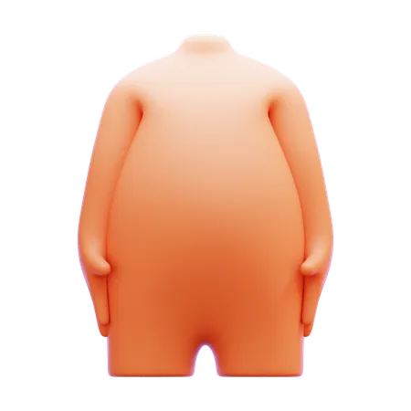 Corpo gordo  3D Icon