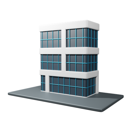 Edificio corporativo  3D Icon