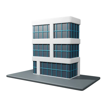 Edificio corporativo  3D Icon