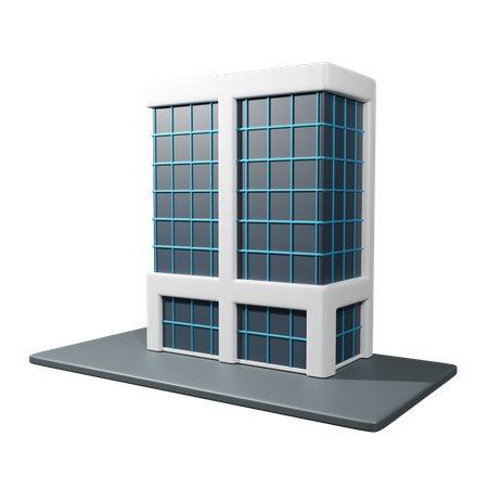 Edificio corporativo  3D Icon